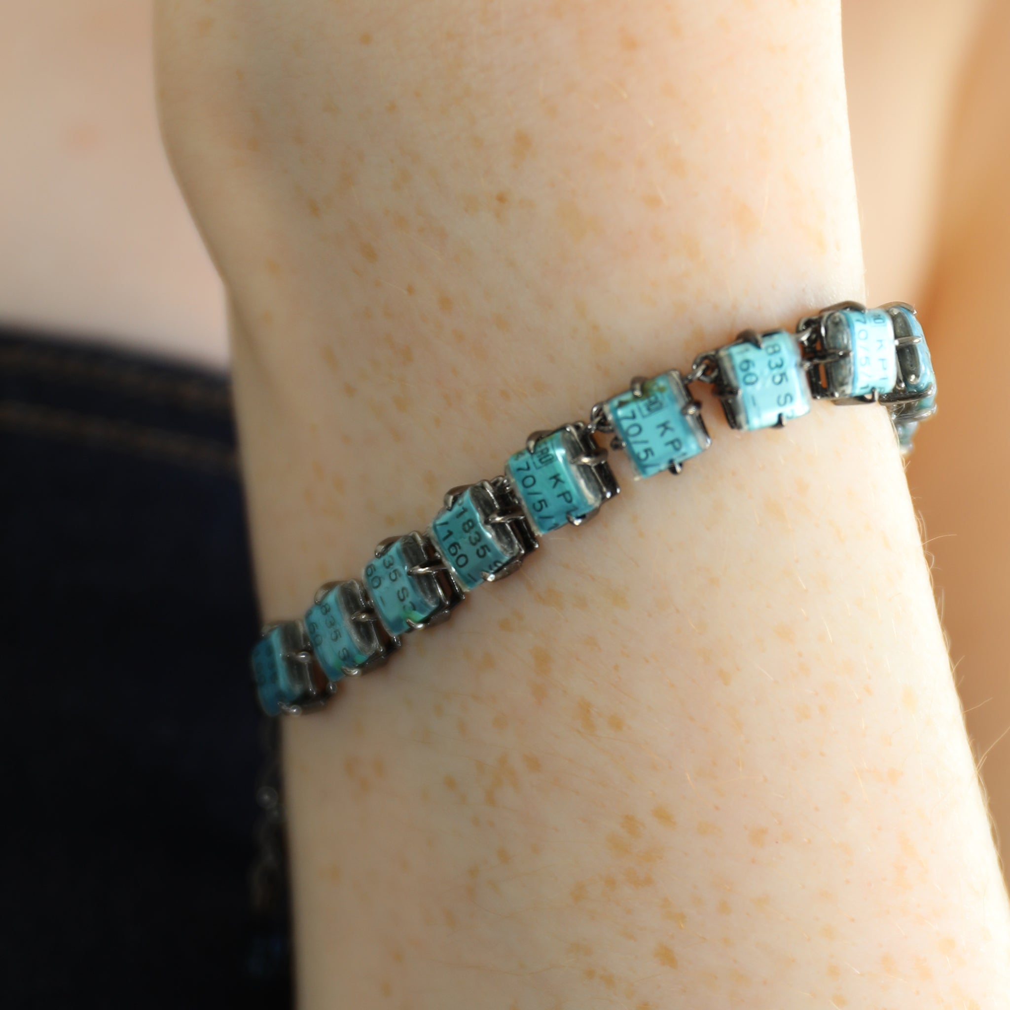 Whisper Blur Bracelet in Recycled Silver & E-Waste